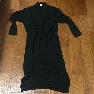 Old Navy green Long Sleeve ribbed sweater Dress